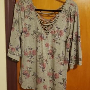 Maurices floral shirt